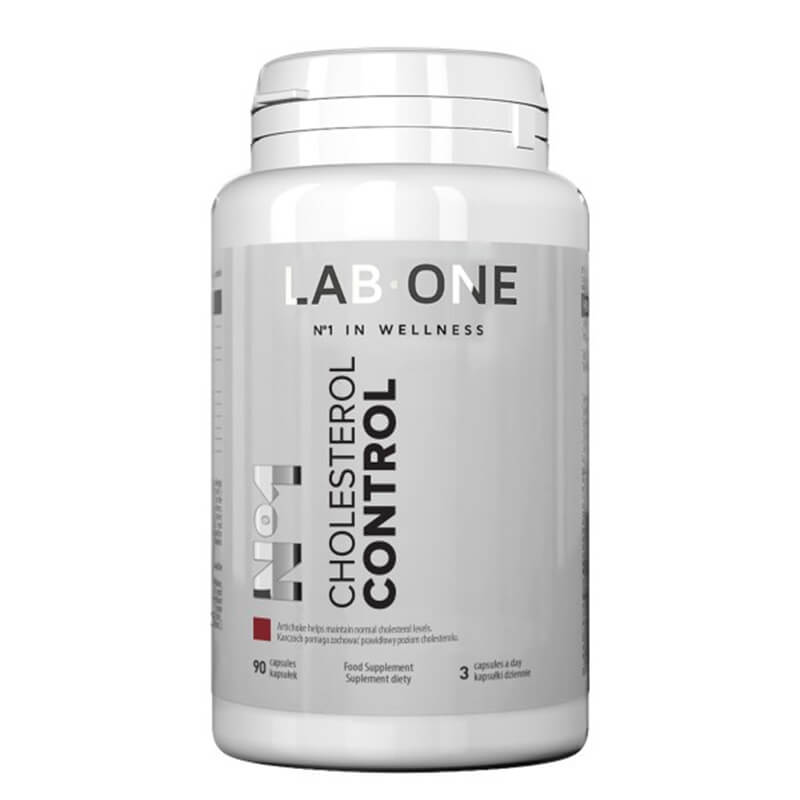 Lab One N°1 Cholesterol Control Suplement diety 90 kaps.