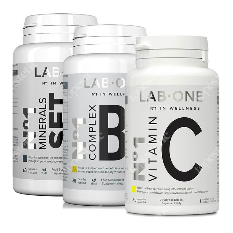 Lab One N°1 Complet Care Set ZESTAW Suplement diety 60 kaps. + Suplement diety 60 kaps. + Suplement diety 45 kaps.