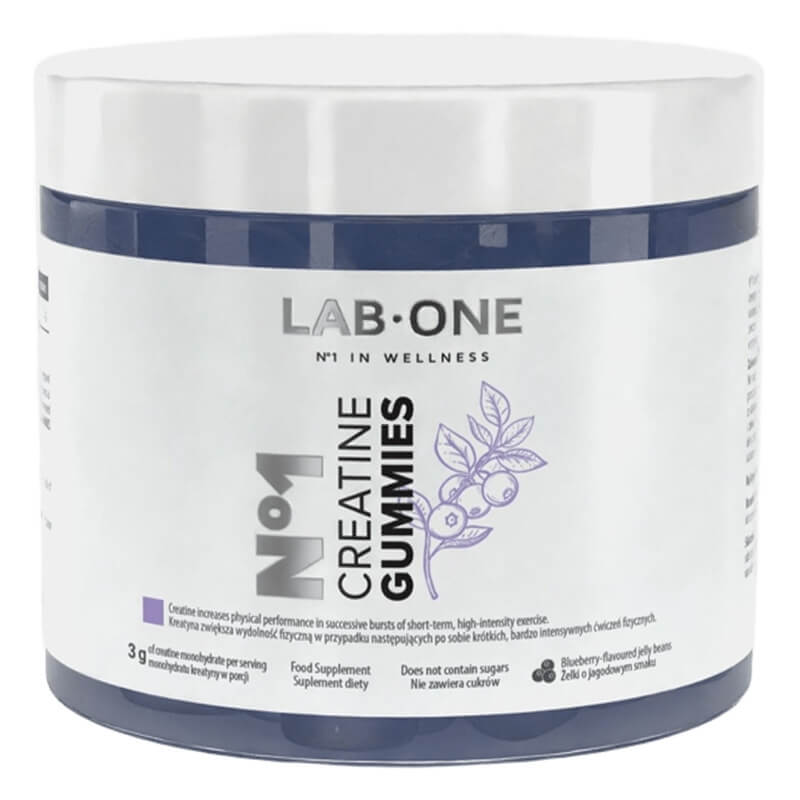 Lab One N°1 Creatine Gummies Kreatyna w żelkach o jagodowym smaku 60 szt