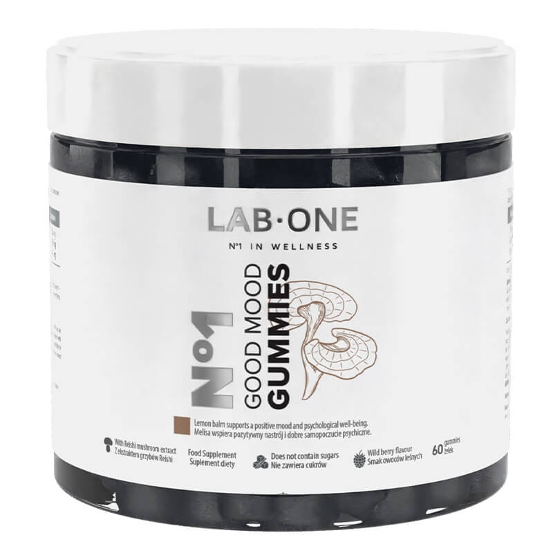 Lab One N°1 Good Mood Gummies Grzyby Reishi w żelkach 60 szt