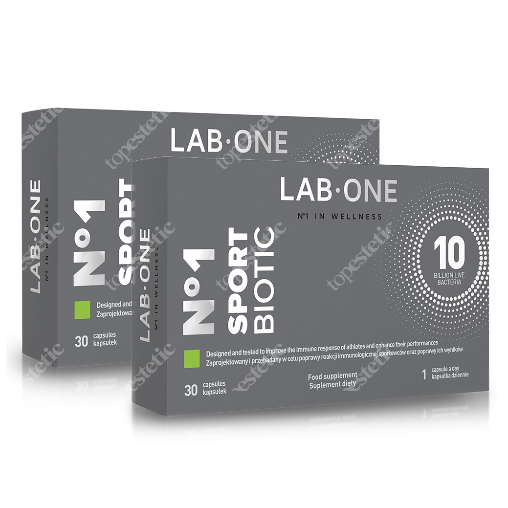 Lab One N°1 SportBiotic ZESTAW Dwupak Suplement diety 2x 30 kaps