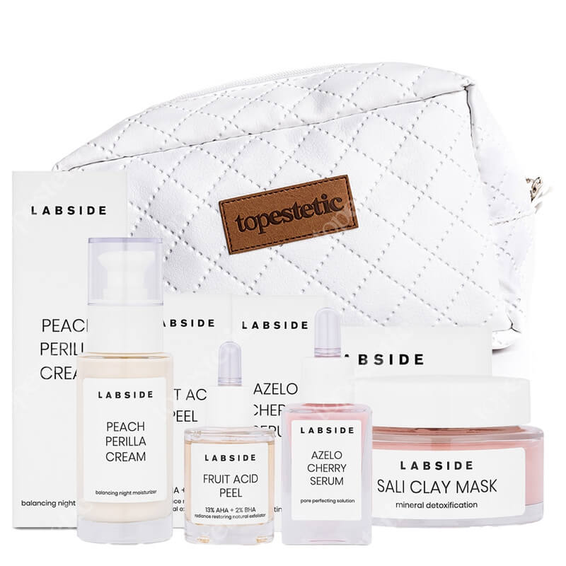 Labside Beauty Box ZESTAW Peeling 30 ml + Maseczka 50 ml + Serum 30 ml + Krem 50 ml + Kosmetyczka