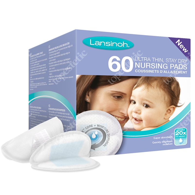 Lansinoh Nursing Pads - Ultra Thin Jednorazowe wkładki laktacyjne 60 szt.