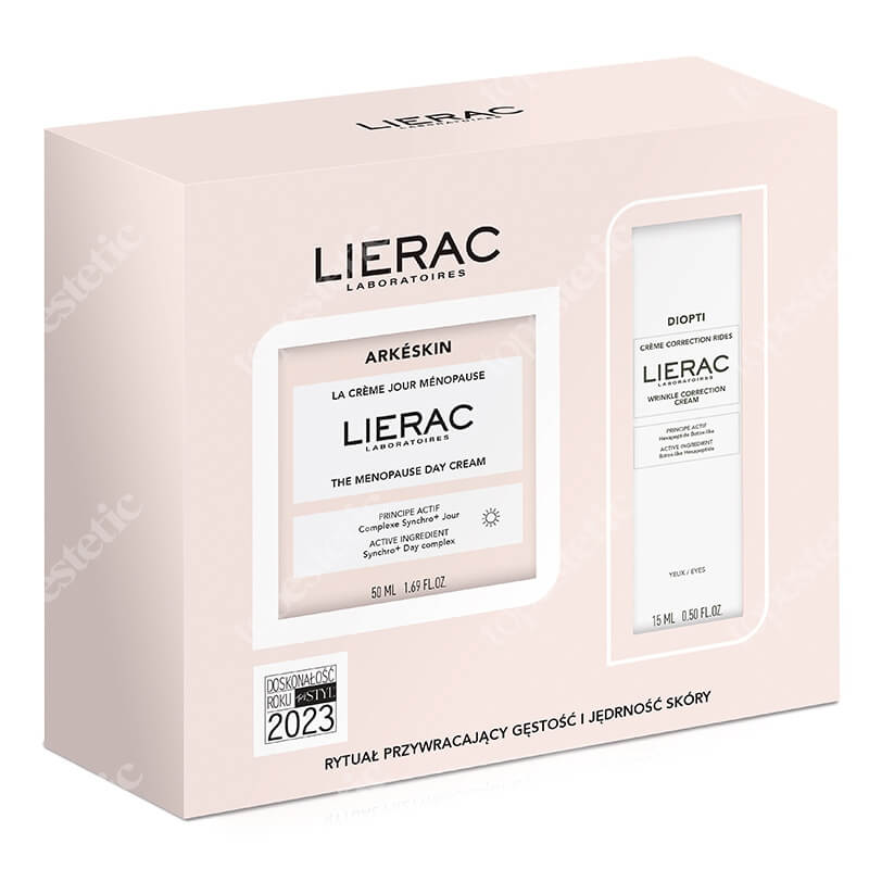 Lierac Arkeskin Day Set ZESTAW Krem na dzień w okresie menopauzy 50 ml + Krem wypełniający pod oczy 15 ml