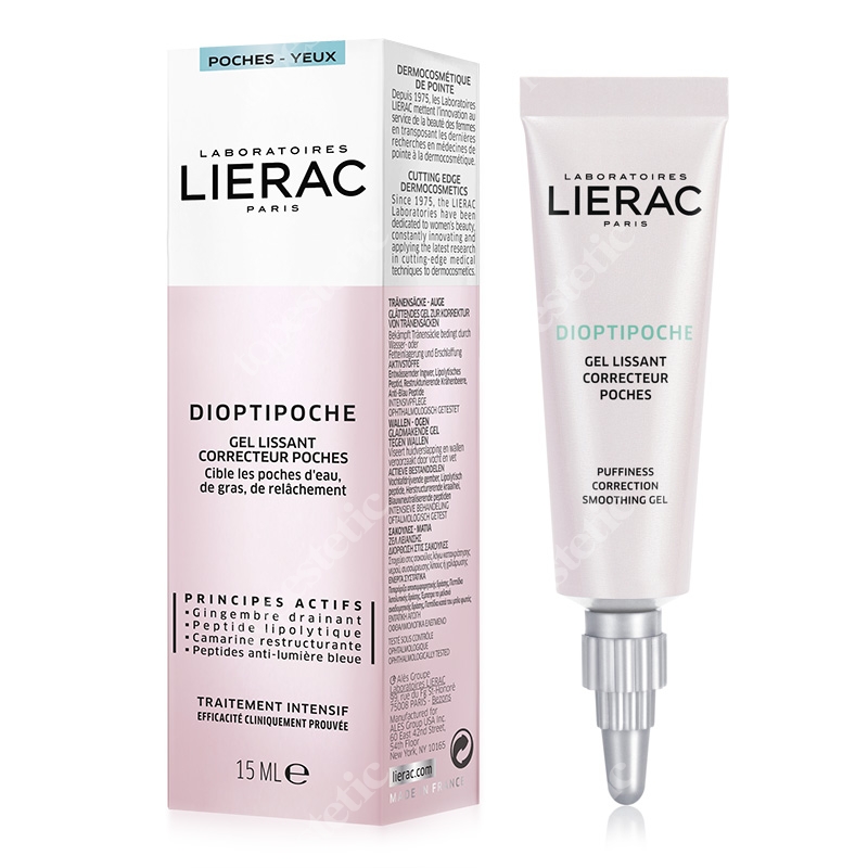 Lierac Dioptipoche Wygładzający żel korygujący obrzęki 15 ml