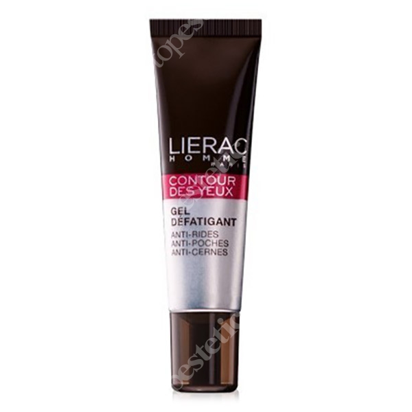 Lierac Homme Diopti Contour Des Yeux Żel pod oczy redukujący cienie i obrzęki 15 ml