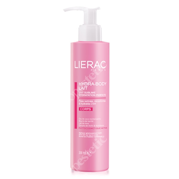 Lierac Hydra Body Lait Satynowe mleczko nawilżające do ciała 200 ml