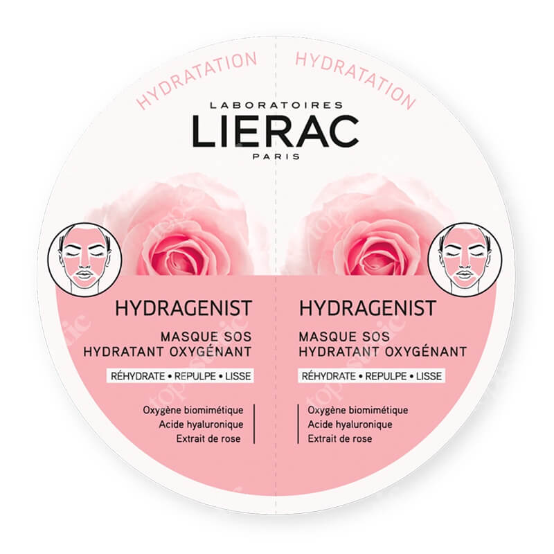 Lierac Hydragenist DuoMask Nawilżająco - wygładzająca maseczka 2 szt