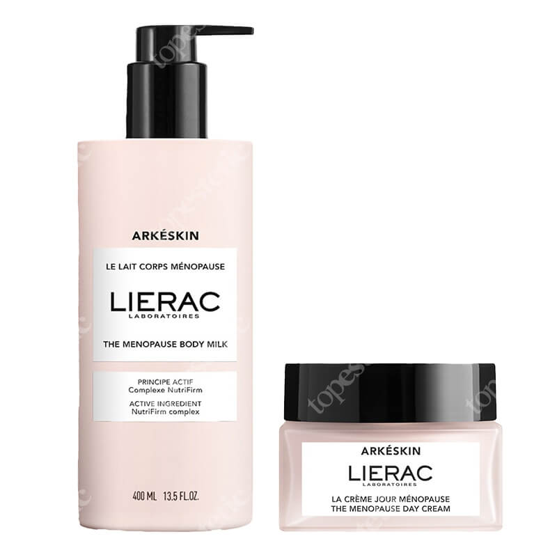 Lierac Menopause Set ZESTAW Mleczko do ciała 400 ml + Krem na dzień 50 ml
