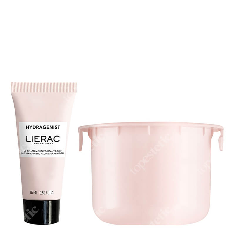 Lierac Radiance Cream Refill And Travel ZESTAW Krem rozświetlający (wkład) 50 ml + Krem-żel rozświetlający 15 ml