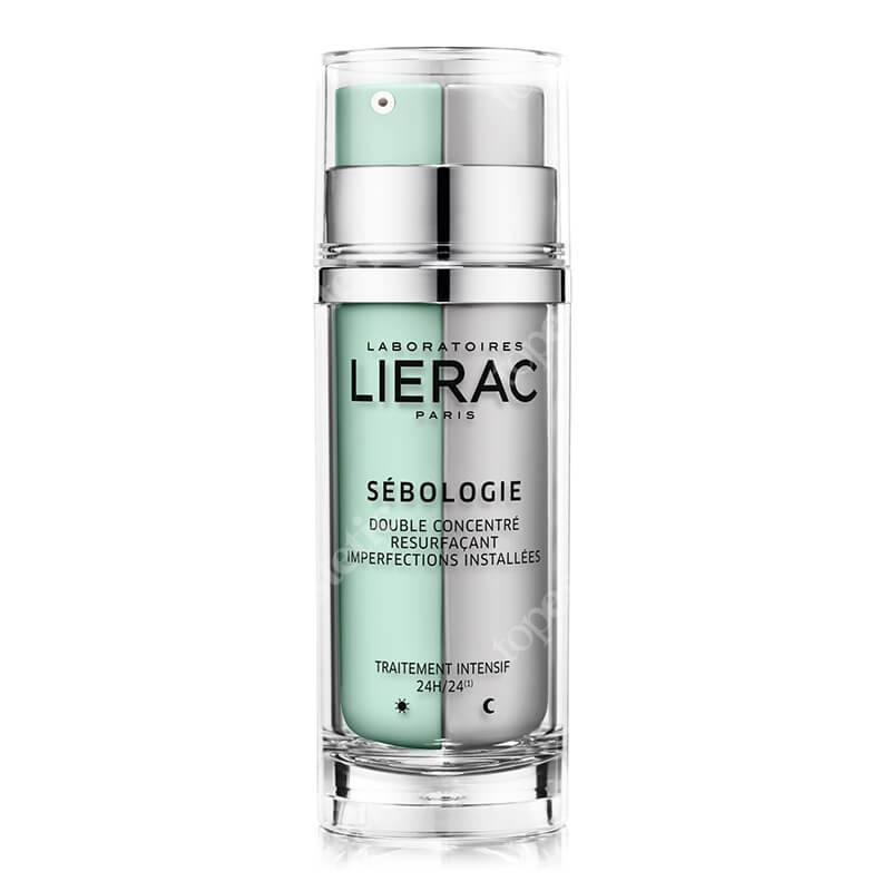 Lierac Sebologie Double Concentre Dwuetapowy koncentrat na dzień i noc 2x15 ml