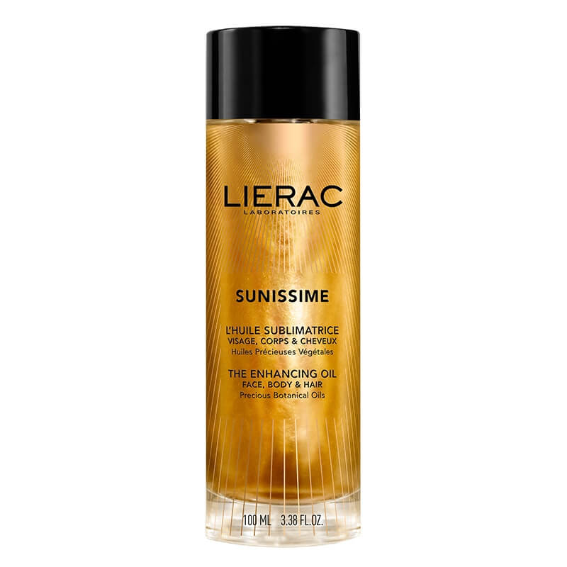 Lierac The Enhancing Oil Face Body And Hair Multifunkcyjny suchy olejek dodający blasku z drobinkami złota 100 ml