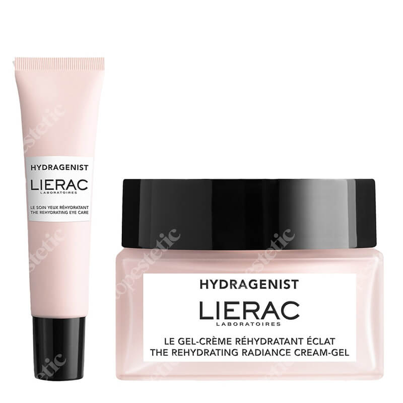 Lierac The Regenerating Face And Eye ZESTAW Krem - żel rozświetlający 50 ml + Nawilżająca pielęgnacja okolic oczu 15 ml