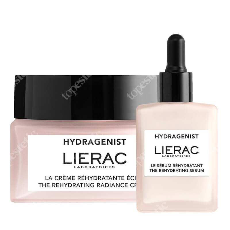 Lierac The Rehydrating Set ZESTAW Serum nawilżające 30 ml + Krem rozświetlający 50 ml