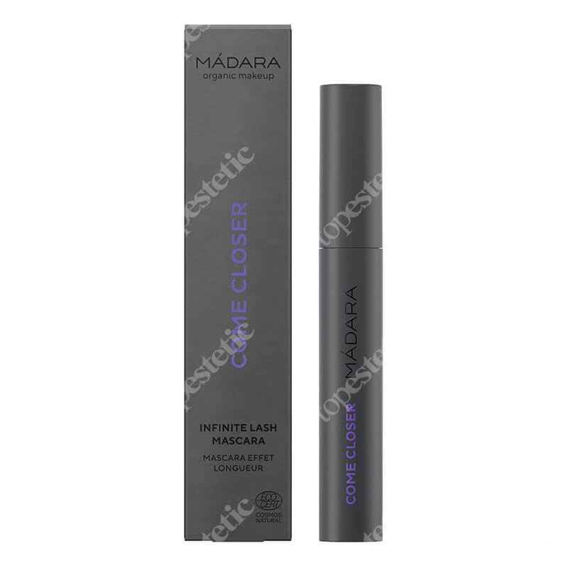 Madara Come Closer Mascara Mascara pogrubiająca wydłużająca i rozdzielająca rzęsy 6 ml