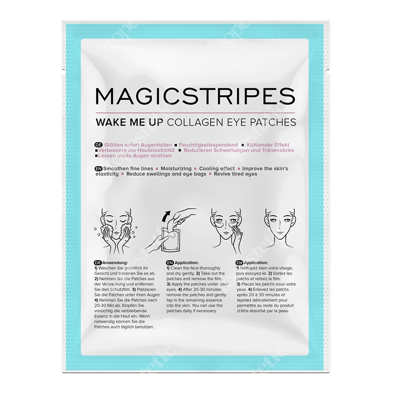Magicstripes Wake Me Up Collagen Eye Patches Maseczka pod oczy 1 szt.