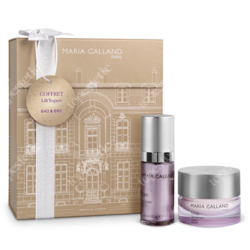 Maria Galland Coffret Lifting 2019 ZESTAW Serum Liftingujące 30 ml + Krem liftingujący 50 ml + szpatułka 1 szt