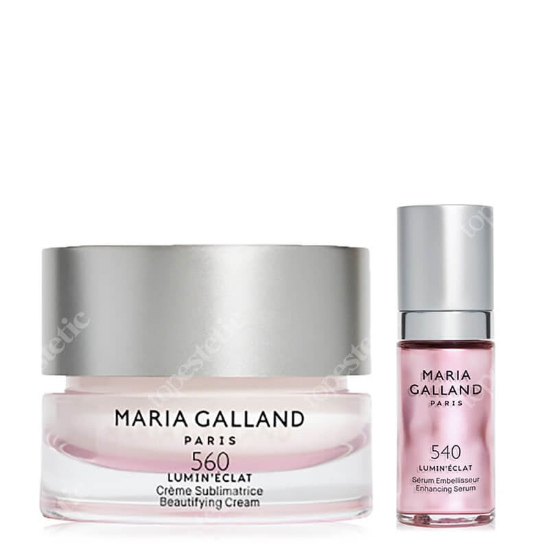 Maria Galland Lumin'Eclat Care ZESTAW Serum rozświetlające 30 ml + Rozświetlający krem młodości 50 ml