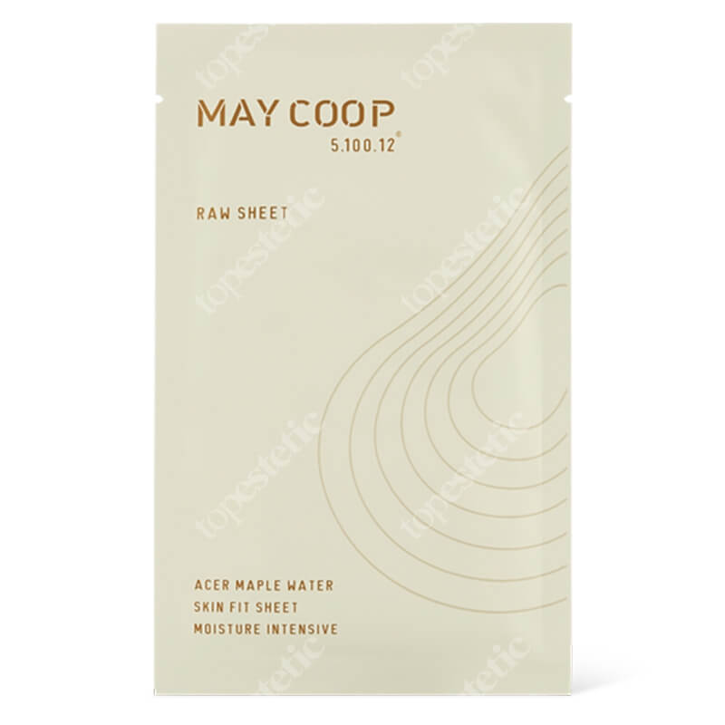 May Coop Raw Mask Sheet Intensywnie nawilżająca, odżywcza maseczka w bawełnianej płachcie 25 g