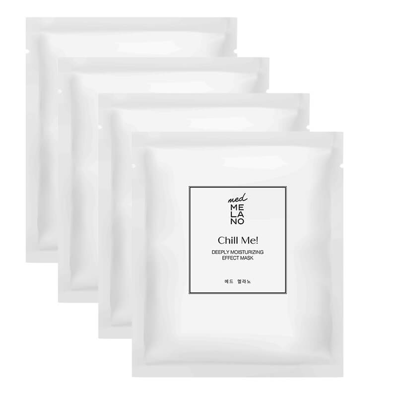 MedMelano Chill Me! Deeply Moisturizing Effect Mask x 4 ZESTAW Maska głęboko nawilżająca dla skóry zestresowanej 1 szt x 4