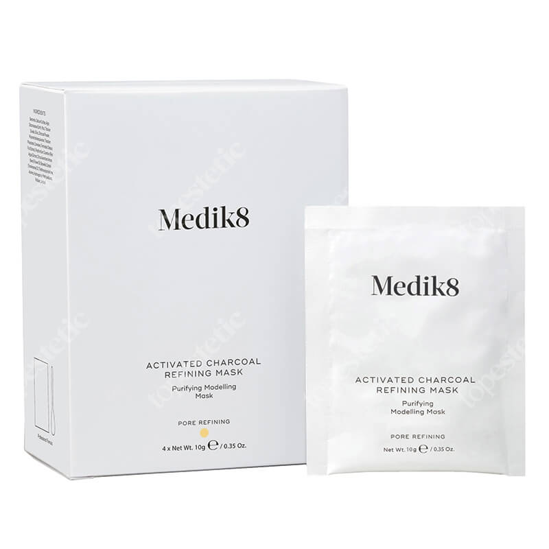 Medik8 Charcoal Mask Oczyszczająca maska modelująca 4 szt.