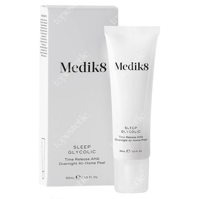 Medik8 Sleep Glycolic Peeling z opóźnionym uwalnianiem kwasów AHA do stosowania na noc 30 ml