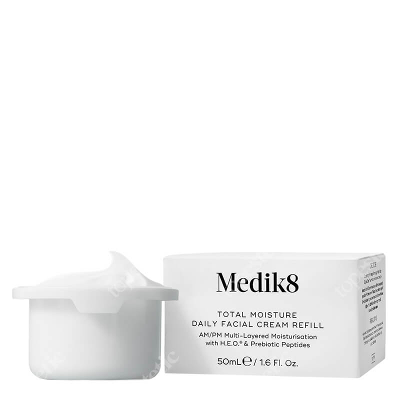 Medik8 Total Moisture Daily Facial Cream Refill Dogłębne nawilżenie skóry rano i wieczorem 50 ml