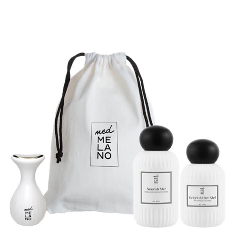 MedMelano Self - Love Reset ZESTAW Bogaty krem o właściwościach ujędrniających i przeciwzmarszczkowych 50 ml + Rozjaśniająco - ujędrniający krem na okolice oczu 30 ml