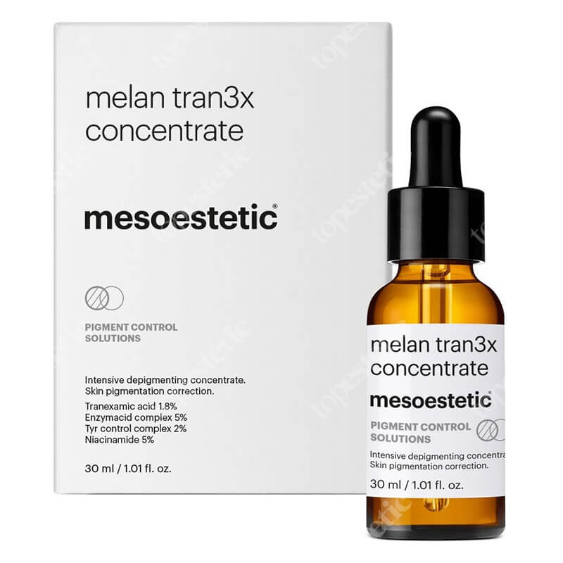 Mesoestetic Melan Tran3x New Intensywny koncentrat o działaniu depigmentującym na noc 30 ml
