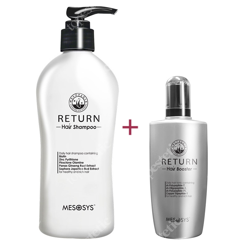 Mesosys Zestaw Zagęszczenie Włosów ZESTAW Szampon na odrost włosów 300 ml + Tonik na odrost włosów 100 ml