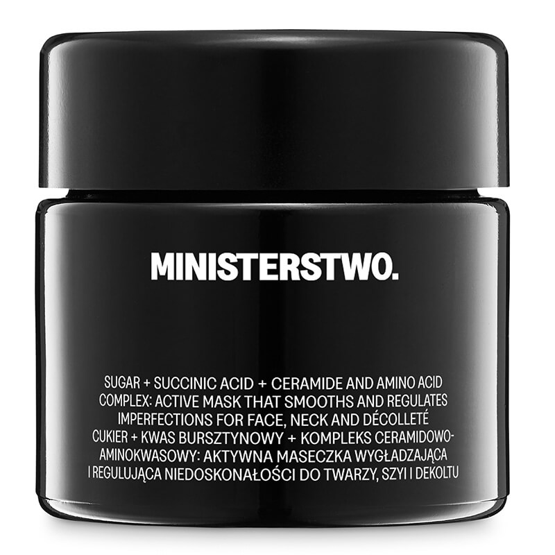 Ministerstwo Dobrego Mydła Cukier - Maska Wygładzająca maska do twarzy, szyi i dekoltu 100 ml