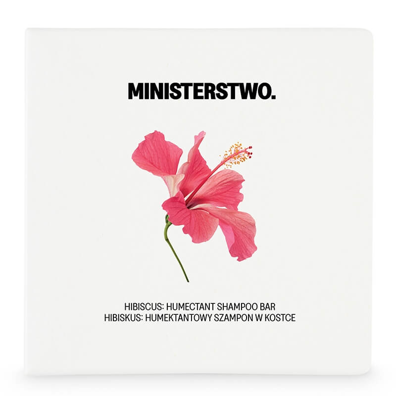 Ministerstwo Dobrego Mydła Hibiskus 2w1 Szampon w kostce 85 g