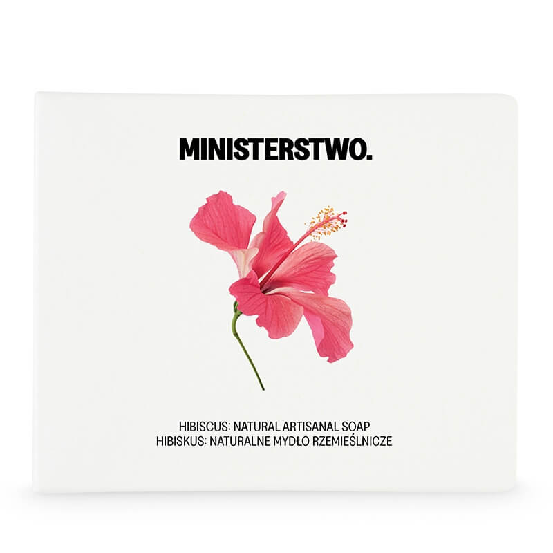 Ministerstwo Dobrego Mydła Hibiskus Naturalne mydło z nierafinowanym masłem shea 100 g