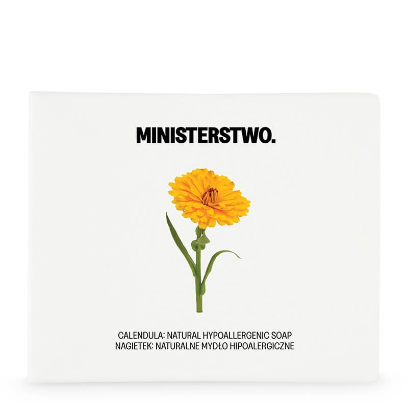 Ministerstwo Dobrego Mydła Nagietek Delikatne, naturalne mydło z nierafinowanym masłem shea 100 g