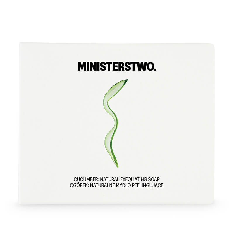 Ministerstwo Dobrego Mydła Ogórek Naturalne, mocno peelingujące mydło z koralowcem irlandzkim i spiruliną 100 g
