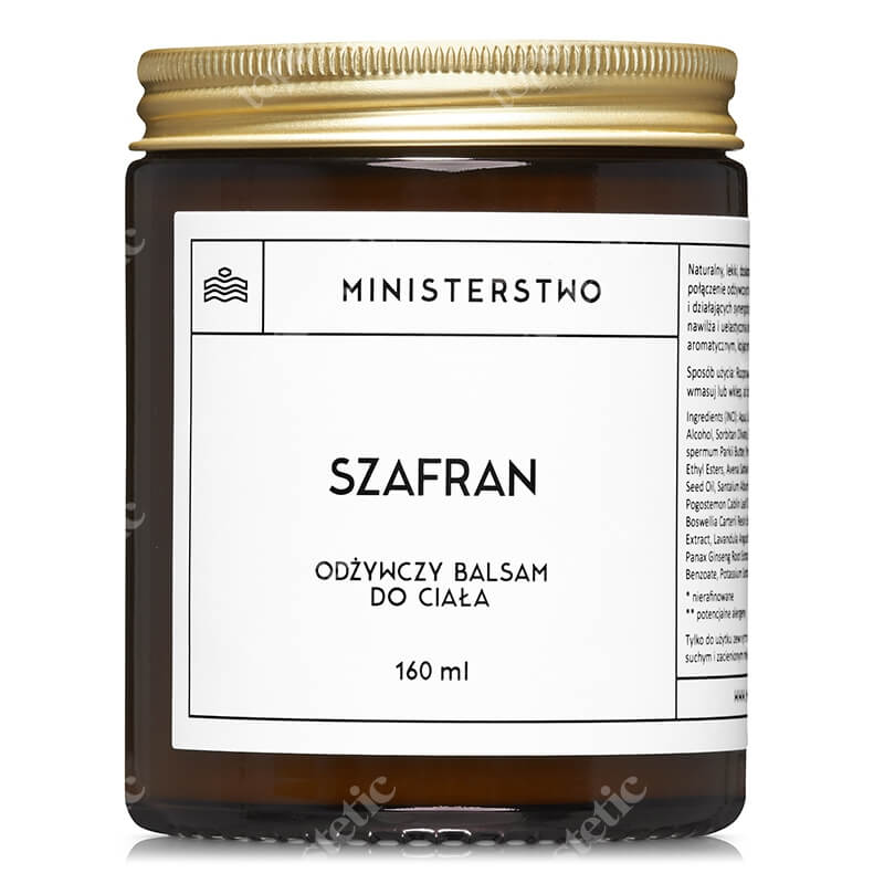 Ministerstwo Dobrego Mydła Szafran Odżywczy balsam do ciała 160 ml