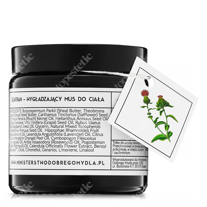 Ministerstwo Dobrego Mydła Szafran Wygładzający mus do ciała 120 ml