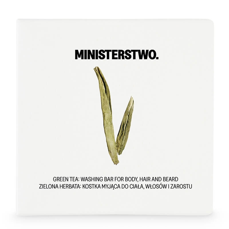 Ministerstwo Dobrego Mydła Zielona Herbata 3w1 szampon w kostce 85 g