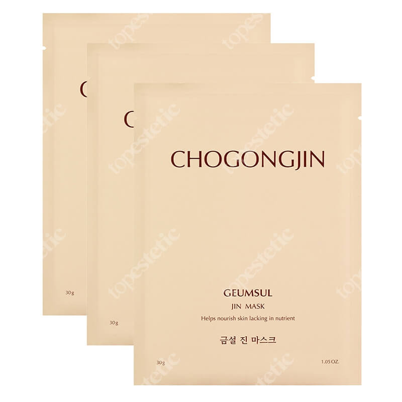 Missha Chogongjin Geumsul Jin Mask x 3 ZESTAW Odżywcza maska w płachcie 40 ml x 3