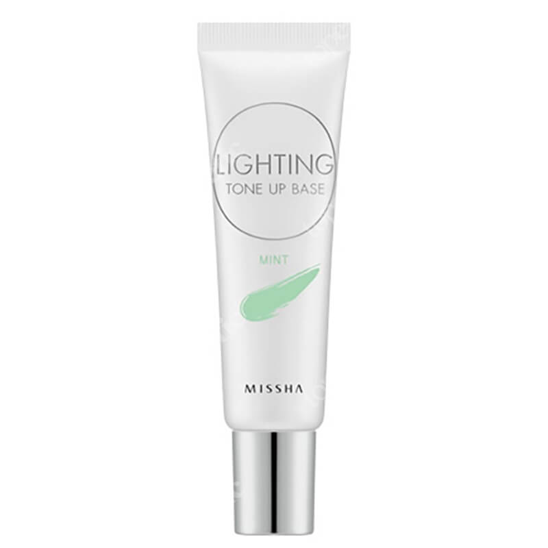 Missha Lighting Tone Up Base SPF30 PA++ Mint Korygująca baza pod makijaż o miętowym kolorze 20 ml
