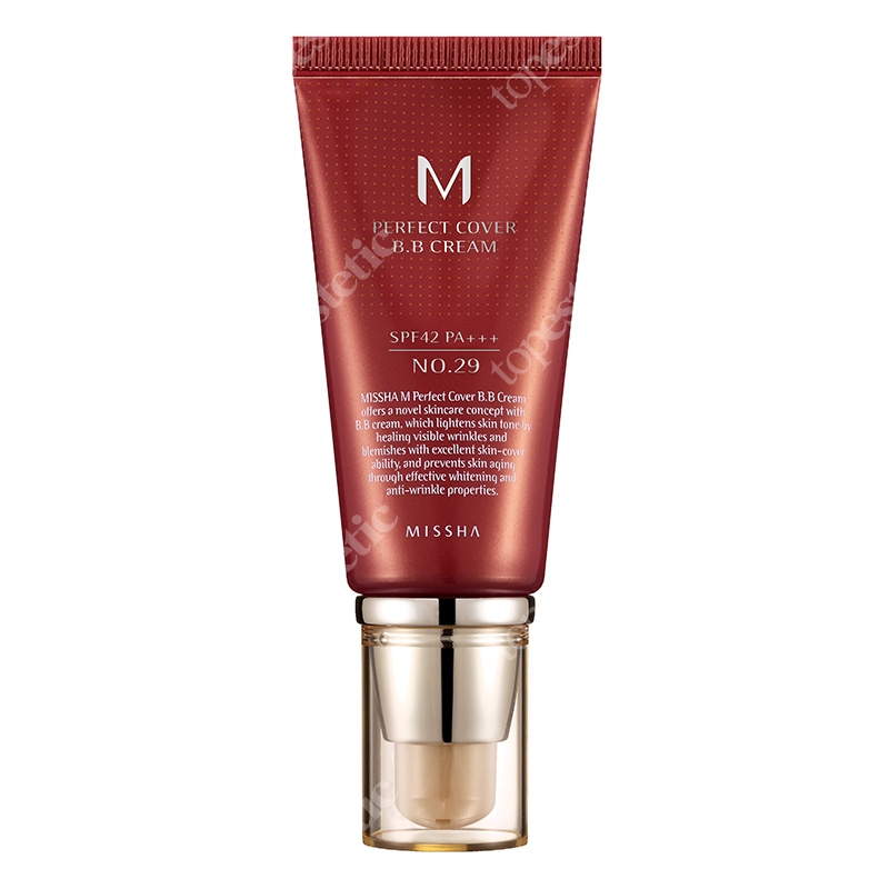 Missha Perfect Cover BB Cream SPF42/PA+++ No 29 Krem BB chroniący przed promieniami UV (kolor Caramel Beige) 50 ml