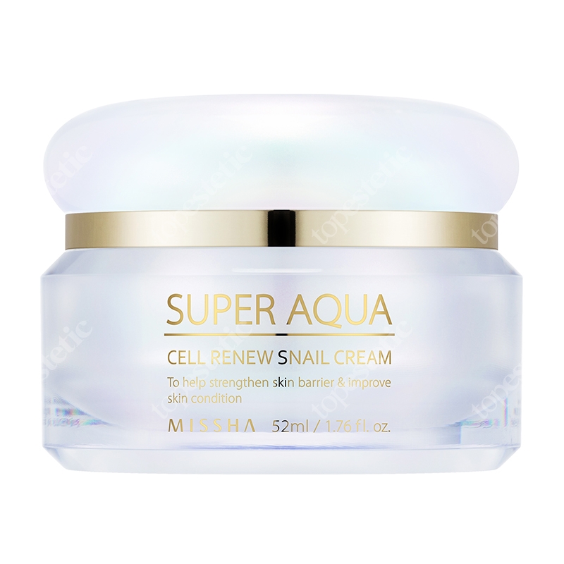 Missha Super Aqua Cell Renew Snail Cream Krem regenerujący 52 ml