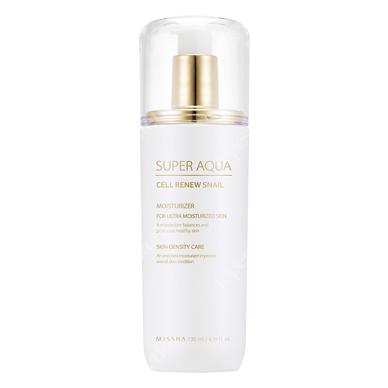 Missha Super Aqua Cell Renew Snail Essential Moisturizer Skoncentrowana emulsja nawilżająca 130 ml