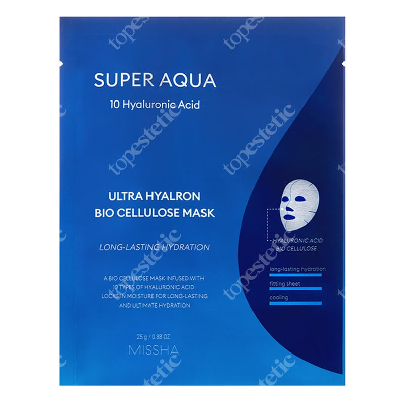 Missha Super Aqua Ultra Hyalron Bio Cellulose Mask Maska 25 ml