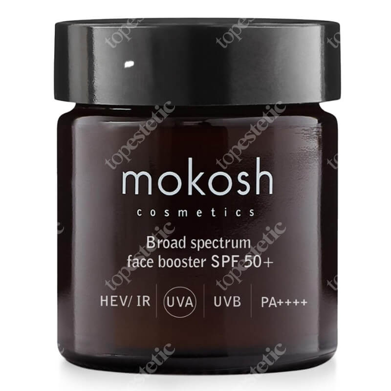 Mokosh Broad Spectrum Face Booster SPF 50+ Antyoksydacyjny szerokopasmowy booster ochronny do twarzy SPF 50+ 