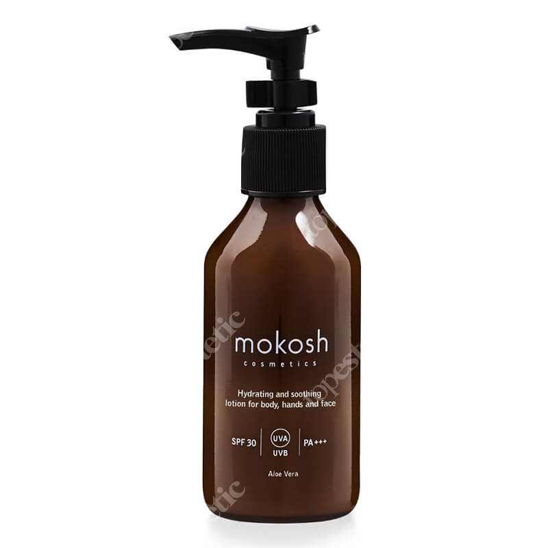 Mokosh Hydrating and Soothing Lotion for Body, Hand and Face SPF 30/PA+++ Nawilżająco-łagodzący lotion do ciała, dłoni i twarzy 