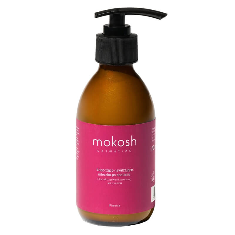 Mokosh Piwonia Łagodząco-nawilżające mleczko po opalaniu 200 ml