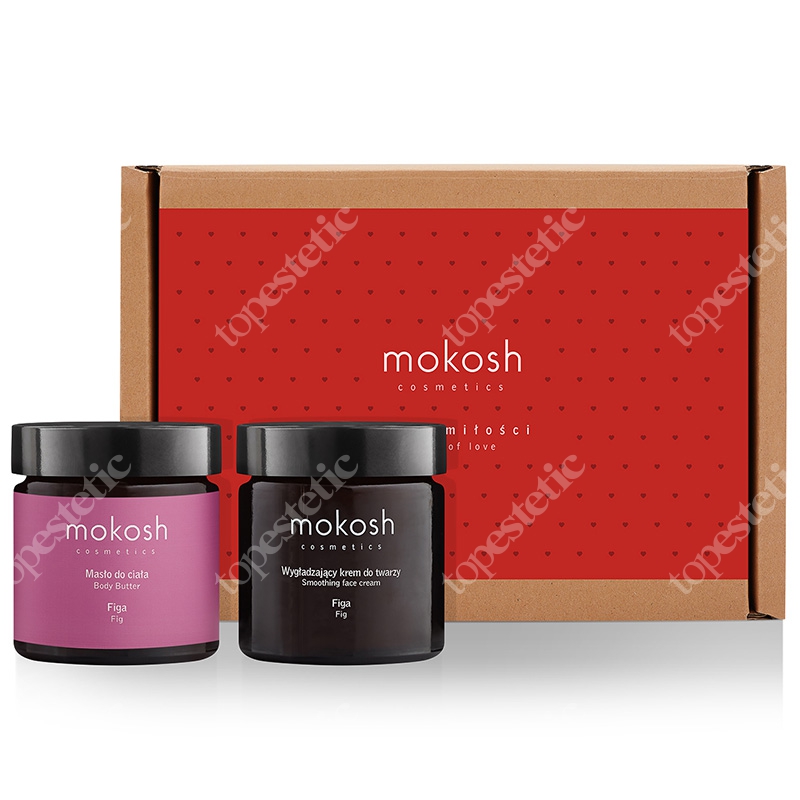 Mokosh Zestaw Wygładzający Twarz I Ciało Figa ZESTAW Wygładzający krem do twarzy Figa 60 ml + Masło co ciała figa 60 ml