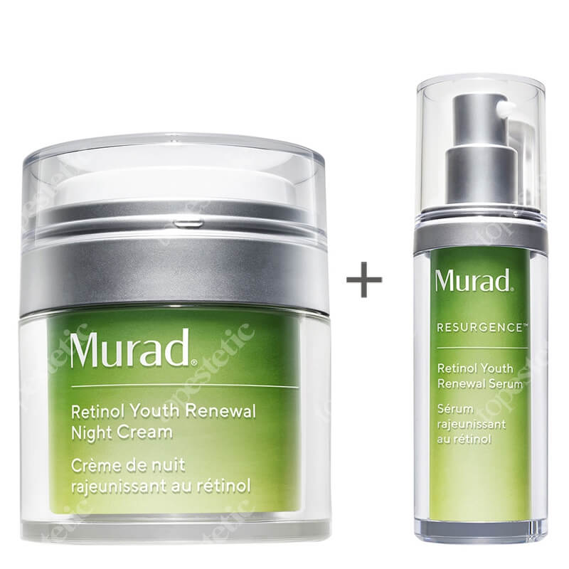 Murad Retinol Youth Renewal Night Set ZESTAW Serum 30 ml + Krem na noc 50 ml