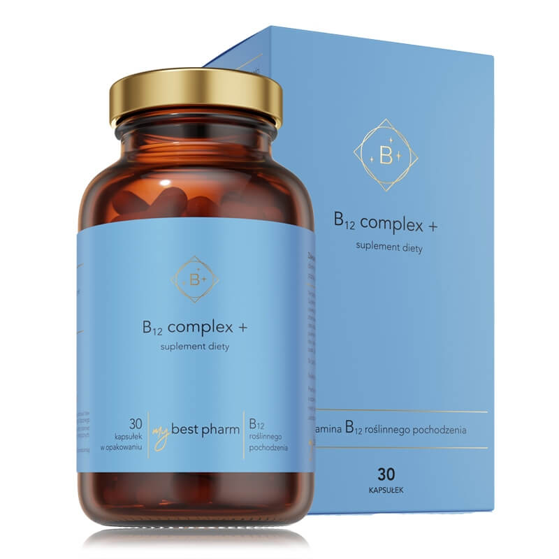 MyBestPharm MyBestB12 Complex + Komplet witamin B 30 kaps